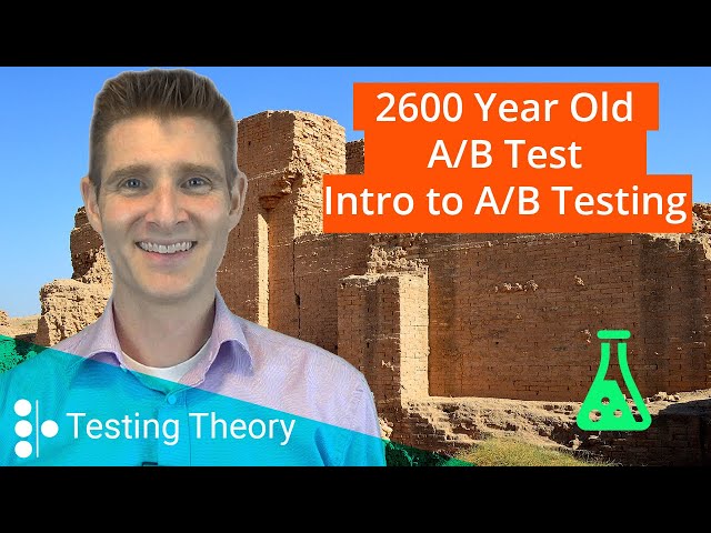 2600 Year Old A/B Test -  Introduction to AB Testing