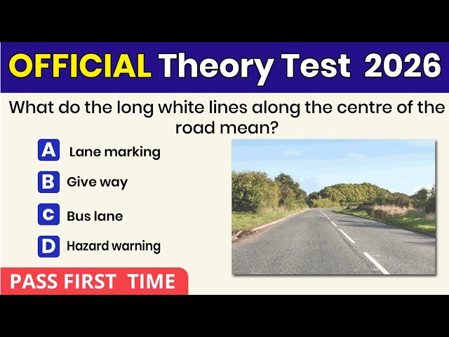 Theory Test 2025 UK | Driving Theory Question and Answer | Pass First Time