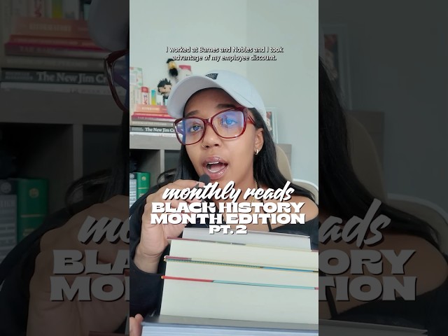 This month we’re reading all things Black part 2, because…duh 📚 #blackauthors #blackhistorymonth