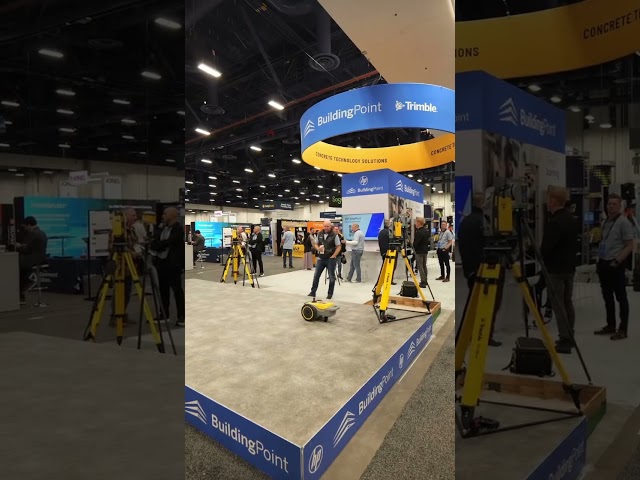 World of Concrete Day 1 #trimble #concrete