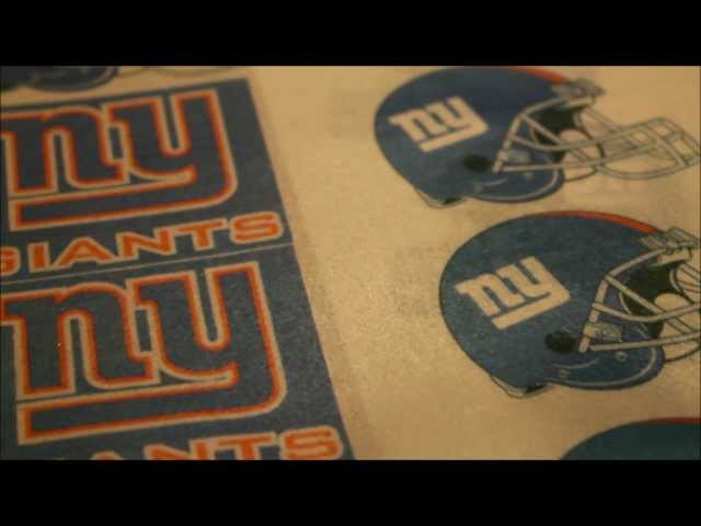 Edible Print the NY Giants Football Team in Photoshop [2 of 2]