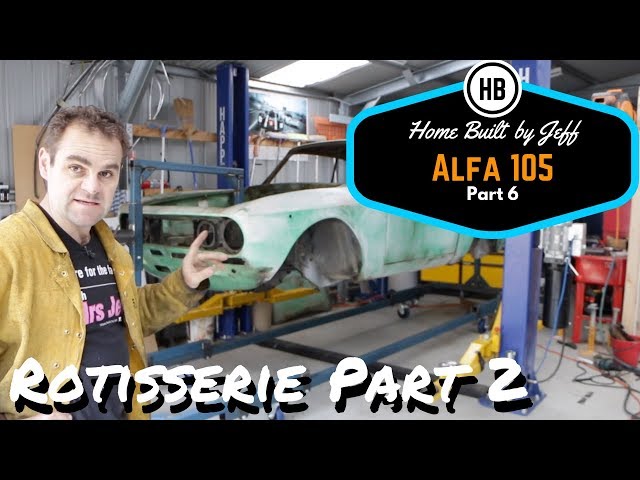 Rotisserie part 2 - Alfa Romeo 105 project car build part 6