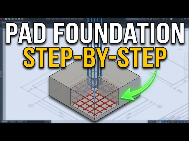 Pad Foundation Construction Explained with 3D Animation