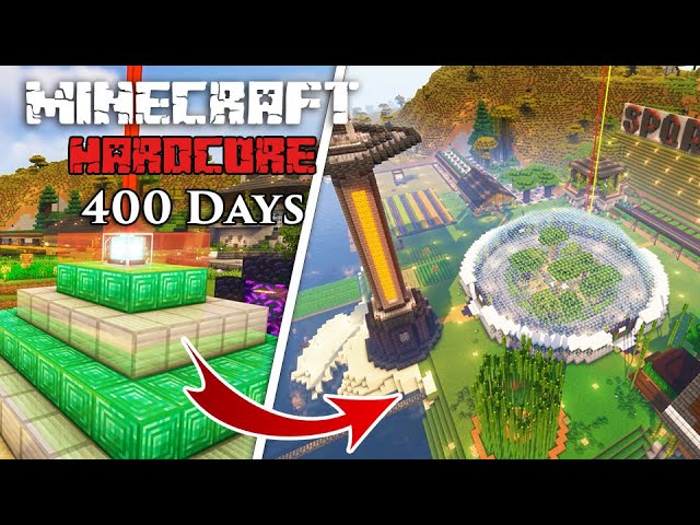 I Survived 400 Days in Minecraft Hardcore!