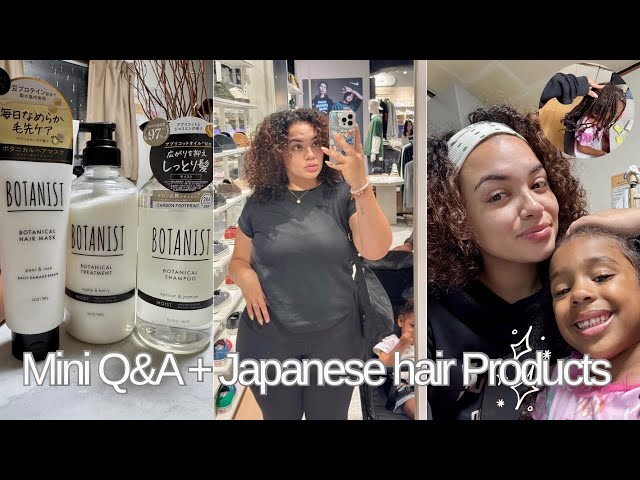 Taking My Daughters Braids Down + Trying Japanese Hair Products | Life Update & Q&A