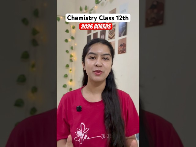 Physics Paper Over? Do THIS Now - CHEMISTRY Class 12 2026 Boards