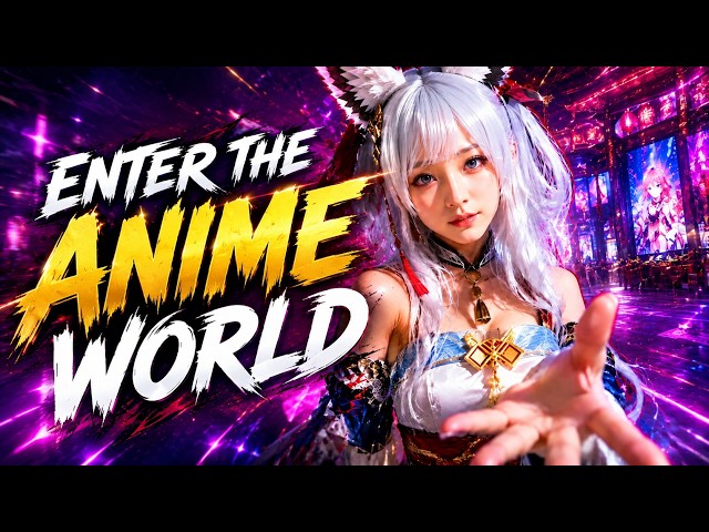 Neon Cosplay Girls at the Anime Expo | Photoshoot [8K VR180]