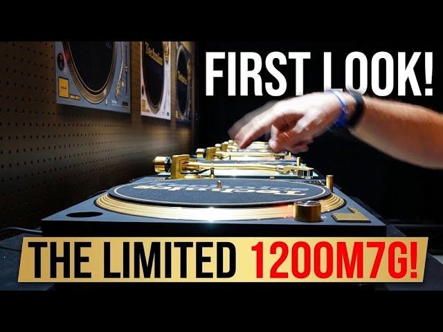 Technics GOLD Limited 55th anniversary 1200M7G/1200M7GL you won't believe which 2 colors are mid!!