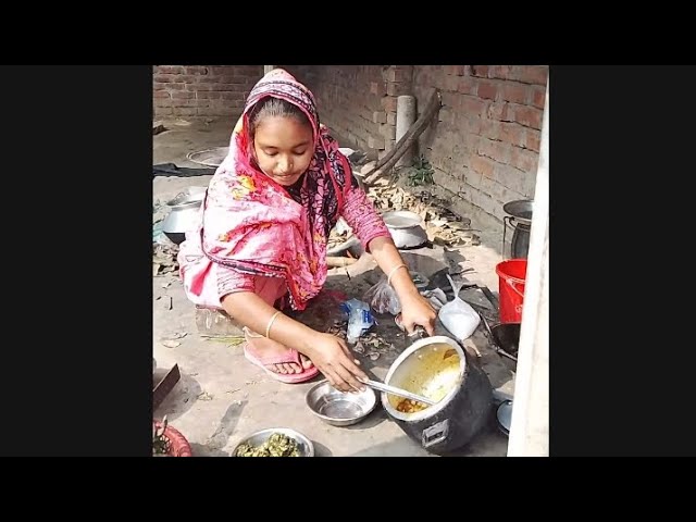 আজকে দুপুরে দুই রকমের রান্না করলাম 🌿