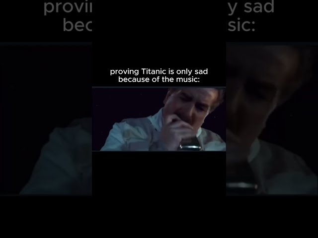 what happen if I change Titanic music?​😂​​​​​#hardtechno #techno #technoremix #ravememes #movieclips