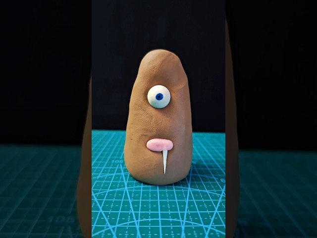 Something Is Wrong With This Cyclops! #clay #creativeclayideas #shorts