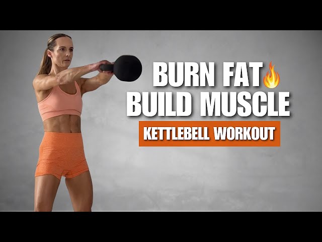 20 Min Fat Burning Kettlebell Workout | Sculpt & Shred