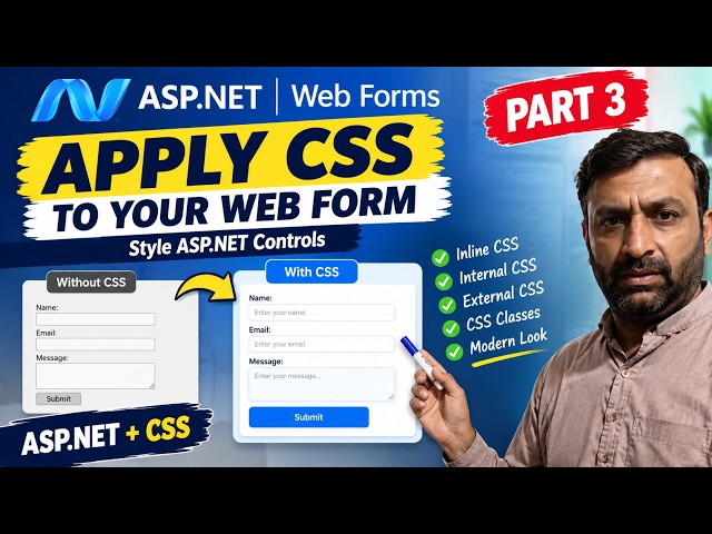 From Plain to Professional! Styling ASP.NET Web Forms with CSS | Part 3