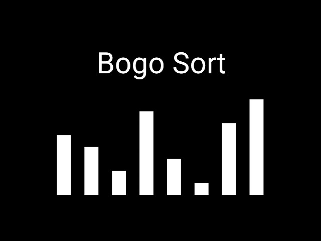 Bogo Sort | Sorting Algorithm Visualization