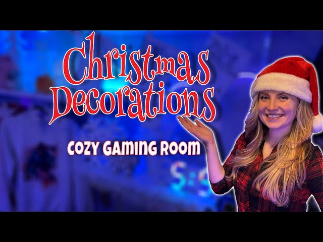 Decorate my stream room for Christmas with me | 2024 VLOG