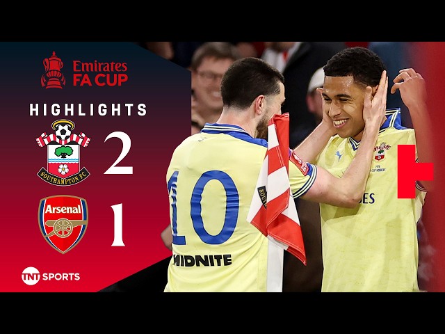Saints END Arsenal's Treble Dream 🫨 | Southampton 2-1 Arsenal | FA Cup Quarter-Final Highlights