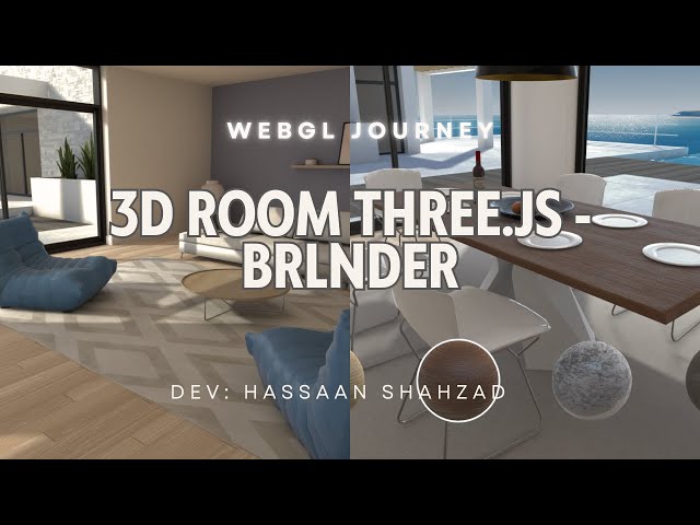 3D Three.js portfolio with Blender