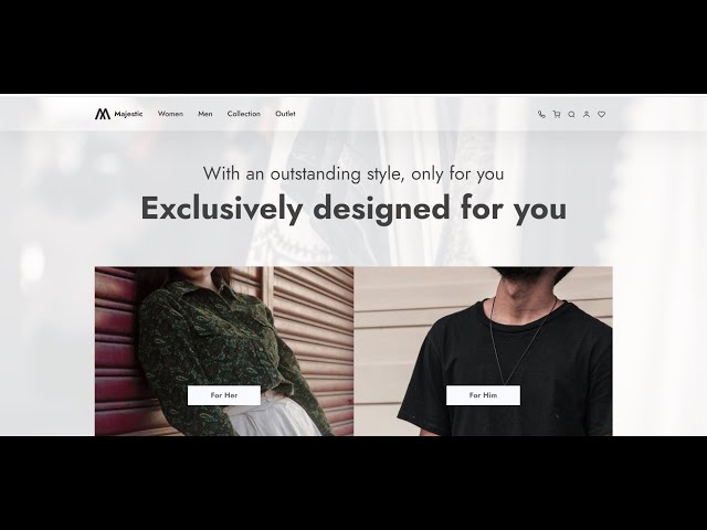 Angular 17 Majestic Ecommerce Free Website Template