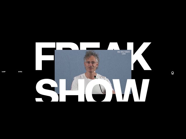 Freak Show | Intro at AIPCon 8