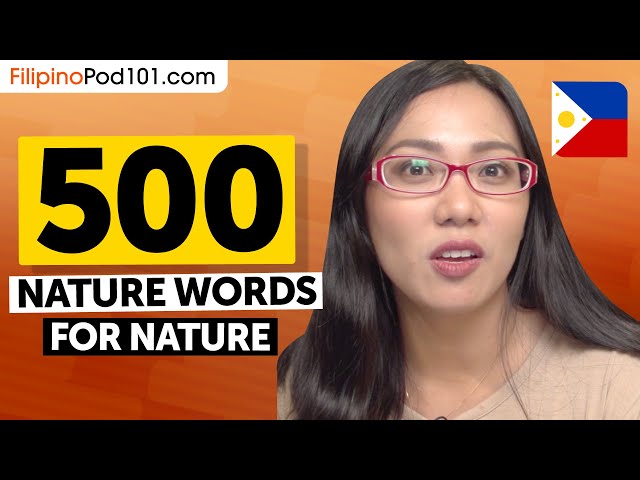 Filipino Nature Words for Nature Lovers!