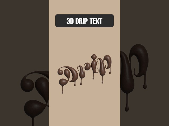 How to Make 3D Drip Text in Illustrator