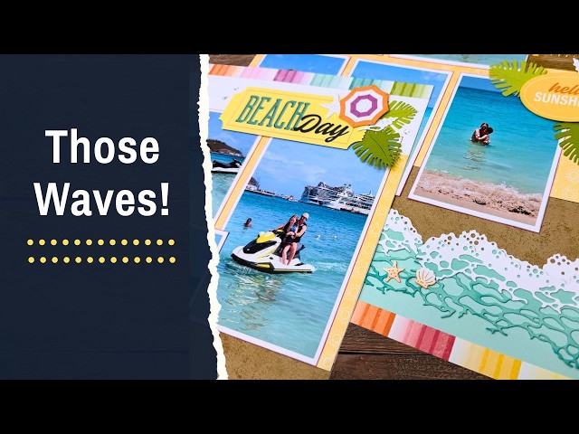 Beach Scrapbook Layout From Scratch!
