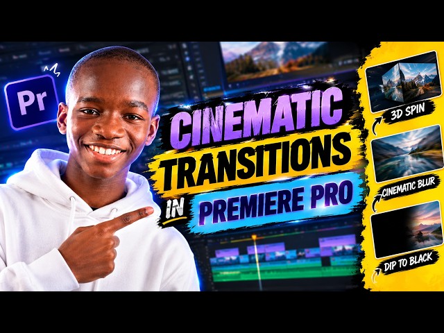 3 Cinematic Transitions in Premiere Pro That Will Level Up Your Edits