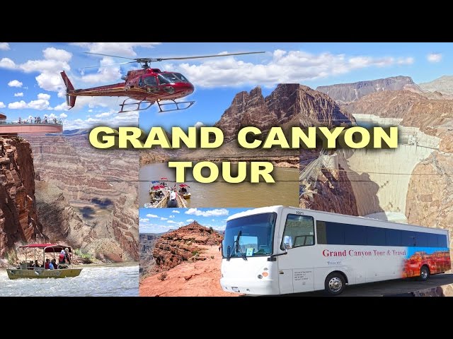 GRAND CANYON TOUR - Skywalk, Guano Point, Hoover Dam, Helicopter and Boat Trip 4K