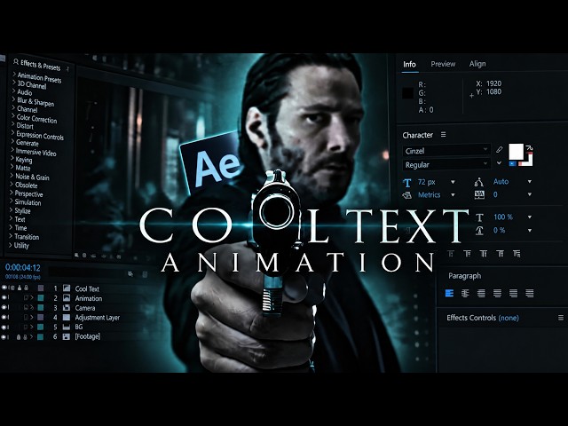 Cool Text Animation Tutorial | After effects