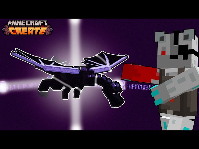 I CREATED a DRAGON FARM in the Minecraft Create Mod!