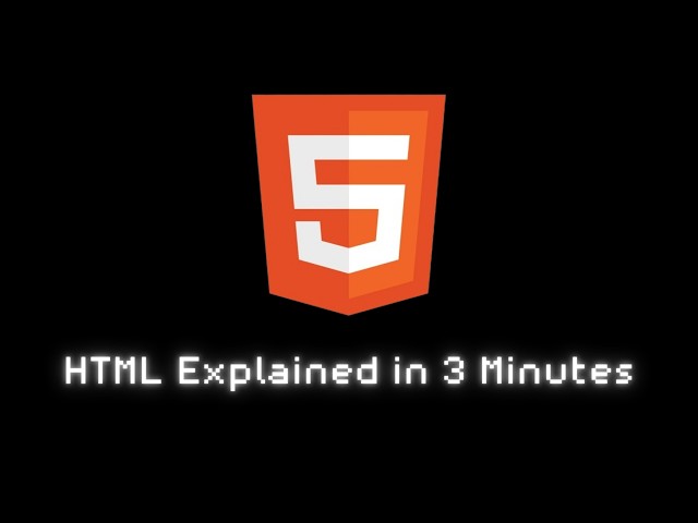 Basic HTML Explained In 3 Minutes 1