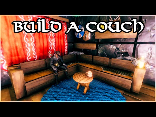 Valheim: How To Build a Cozy Couch!