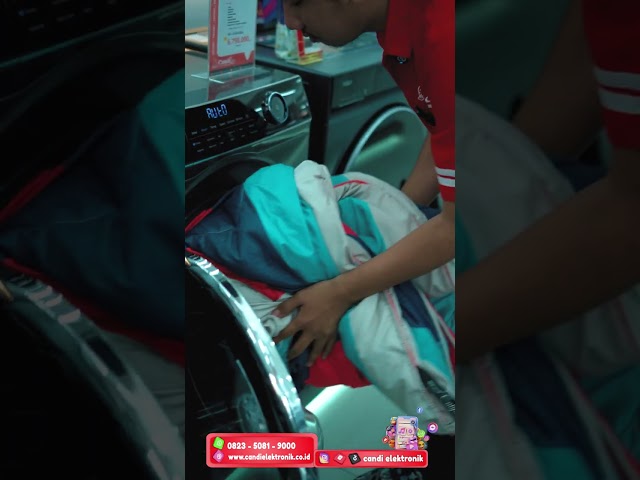Mesin Cuci Dengan Material Drum Tanpa Sambungan, Begini Efeknya Pada Pakaian || By @aquaelektronik
