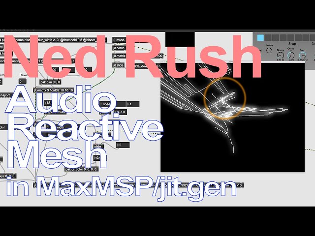 Max MSP Tutorial - Audio Reactive Mesh = Ned Rush