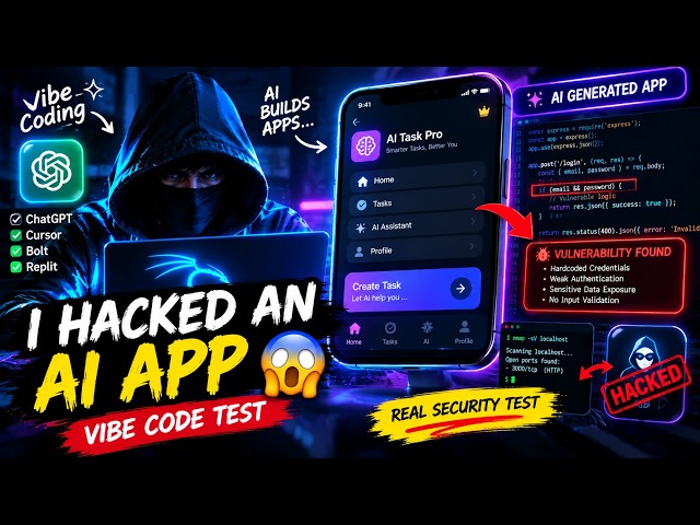 I Hacked an App Made with Vibe Coding 😱 | Real Security Test