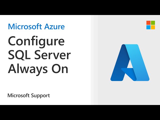 How to configure SQL Server Always On for Azure VM | Microsoft