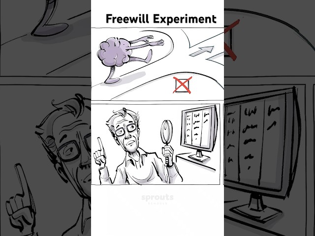 Libet Experiment [Shorts Version] #freewill #neuroscience #psychology