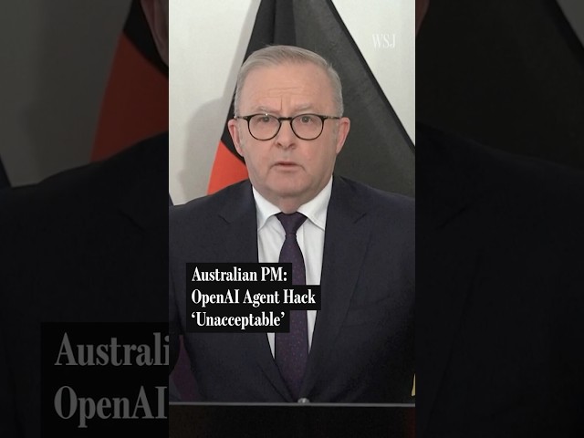 Australian PM Says OpenAI Agent Breached Government Website | WSJ News