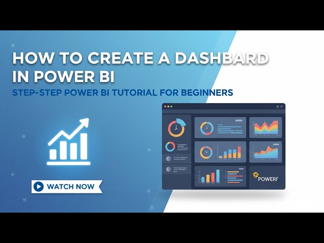 How to Create a Dashboard in Power BI | Step-by-Step Power BI Tutorial for Beginners