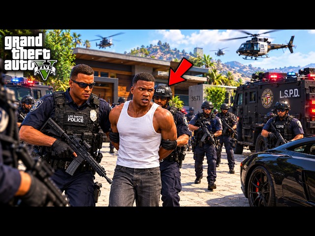 Franklin Couldn't Escape the Military Raid | GTA 5