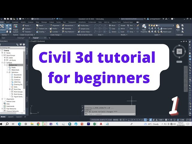 Civil 3d tutorial for beginners