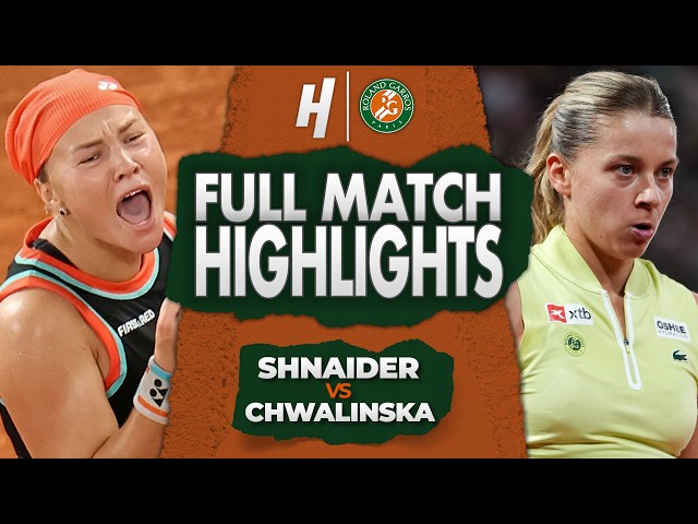 Diana Shnaider vs Maja Chwalinska - FULL Semifinal Highlights 🔥 Roland Garros 2026