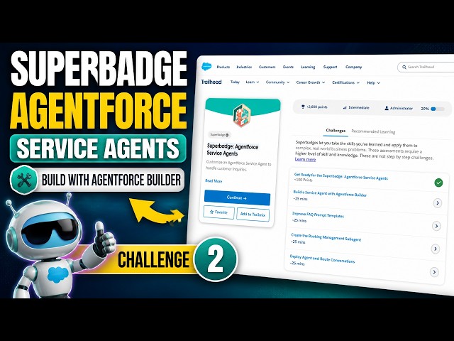 Superbadge Agentforce Service Agents | Build a Service Agent with Agentforce Builder | Challenge 2