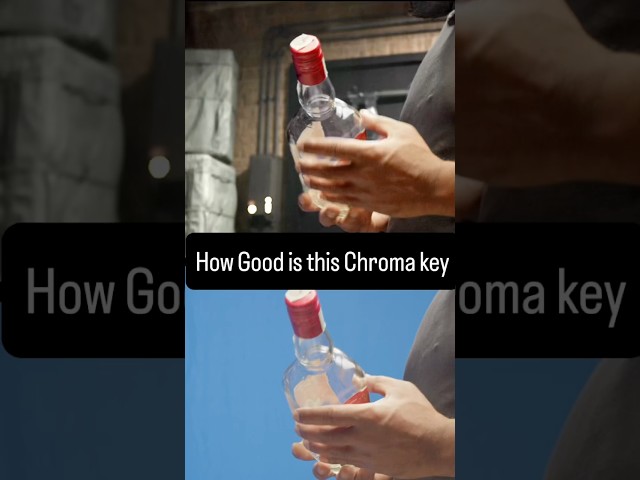 Chroma keying the UNKEYABLE!