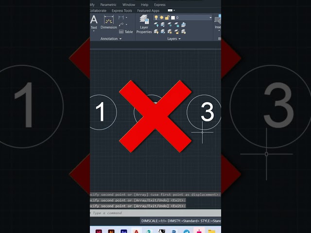 Autocad trick: circle number automatically