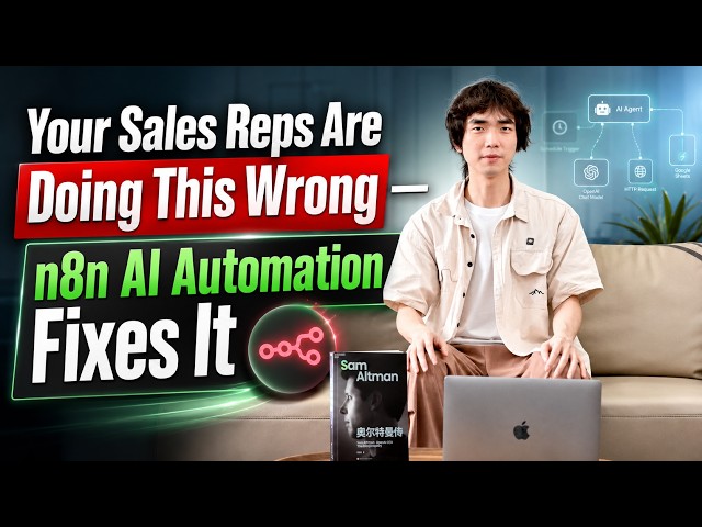 Your Sales Reps Are Doing This Wrong — n8n AI Automation Fixes It