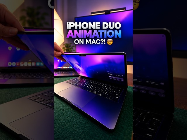 iPhone Duo Animation on MacBook?! 🤯