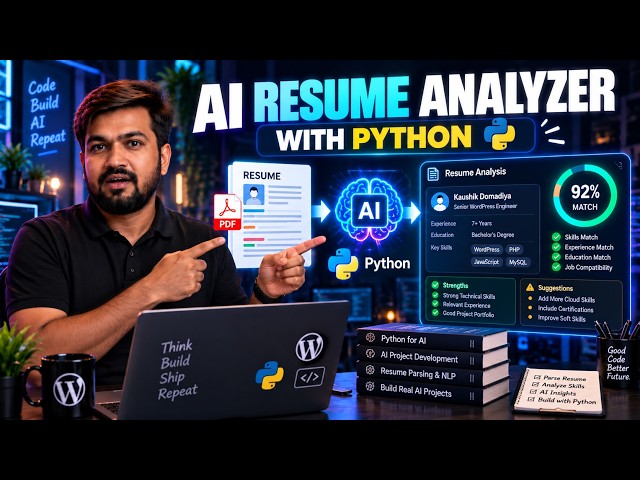 I Built an AI Resume Analyzer with Python & Groq 🤖 | ATS Resume Scanner