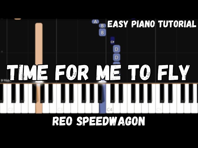 REO Speedwagon - Time for Me to Fly (Easy Piano Tutorial)