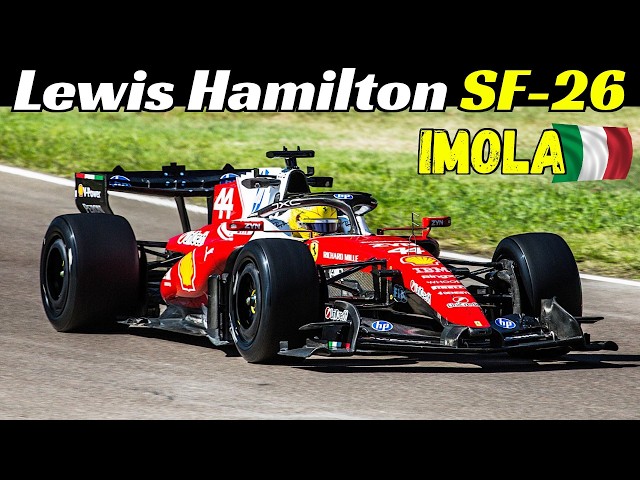 Lewis Hamilton & Ferrari SF-26 at Imola Circuit - 2027 Pirelli tires development, September 15, 2026